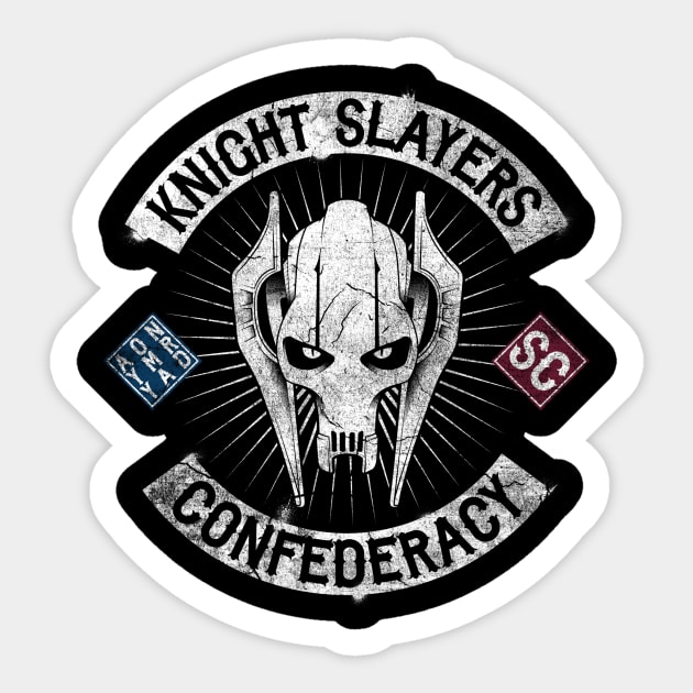 Knight Slayer Sticker by Droidloot